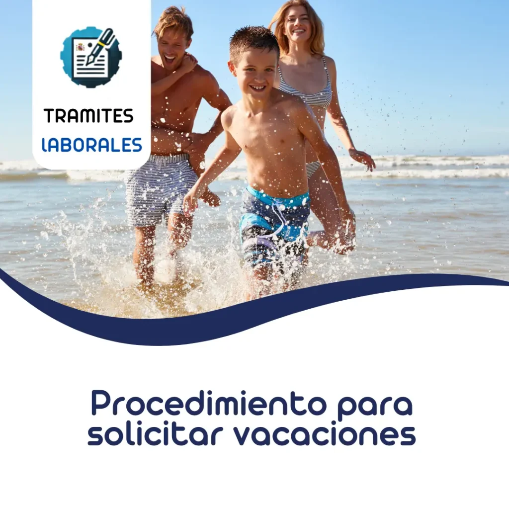 Procedimiento solicitar vacaciones